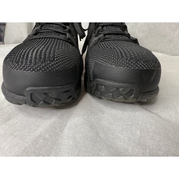 Reebok Fusion Flexweave Work Sneaker Athletic Comfort Black Mesh Overlay 9.5 - Picture 7 of 11
